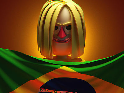 Psycho Fan 3d 3d art 3d artist brazil brazilian cinema 4d cinema4d illustration illustration art