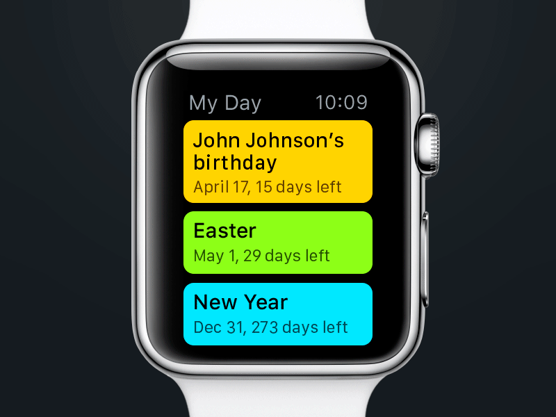 My Day Watch App