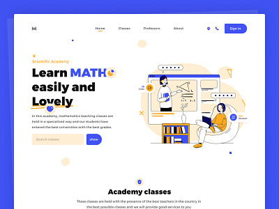 Math Academy website app design graphic design illustration math nft ui uiux ux web