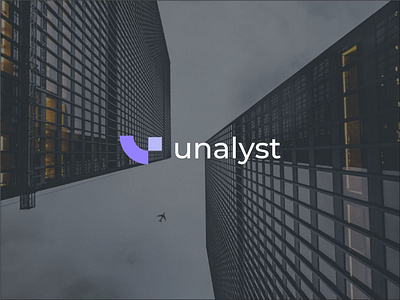 Unalyst Logo for Tech branding logo technology