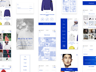 Presenting Mercatus - Our Free mCommerce ui kit app commerce ecommerce free freebie mobile pastel shop sketch ui ui kit user interface