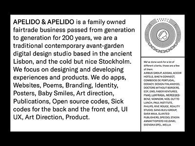 Apelido & Apelido website detail 3d apelido apelido black and white brutalist drawing experience menu mobile render responsive ronaldo strange