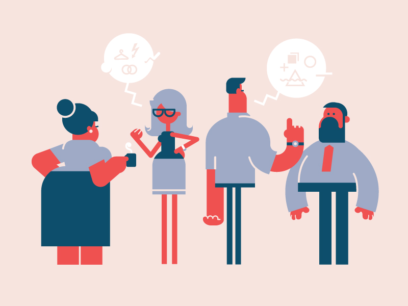 Office Chat by Csaba Khilenberg on Dribbble