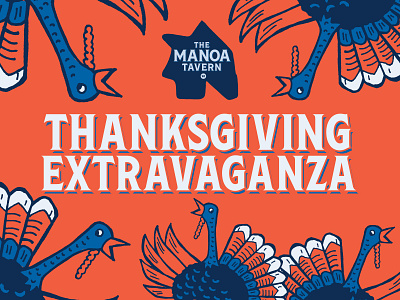 Manoa Tavern Turkey illustration