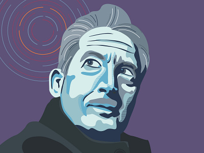 Brian Greene flat vector