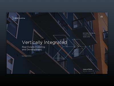 Dark UI Concept for Investment Firm dark design experience interface user