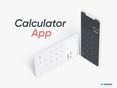 Calculator app app daily design graphic design illustration mobile ui ux