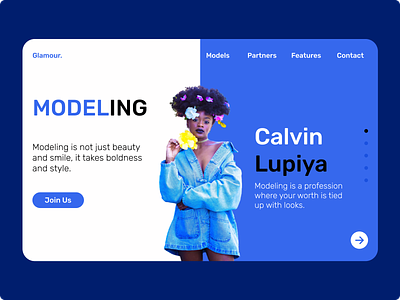 Modeling Agency UI Concept