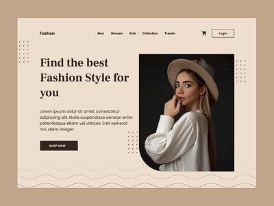 eCommerce Fashion Landing Page