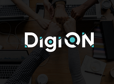 DigiON- Logo branding design logo