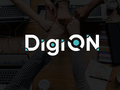 DigiON- Logo branding design logo