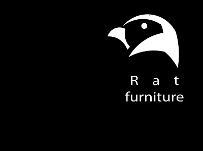 Rat furniture branding design illustration logo vector