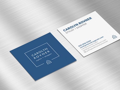 Carolyn Rovner Stylist + Shopper Business Cards