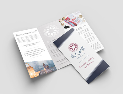 Live Well and Enjoy Life Tri-fold layoutdesign trifold trifold brochure