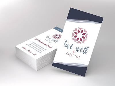 Live Well and Enjoy Live Business Cards businesscard