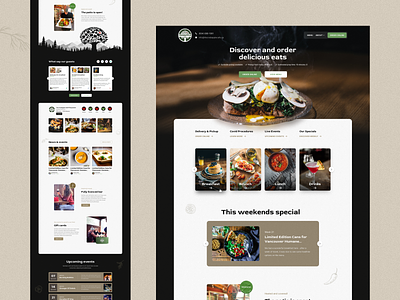 Crabapple - Redesign brunch business cafe design system figma food lunch patio restaurant sketch sketch design ui design web design website
