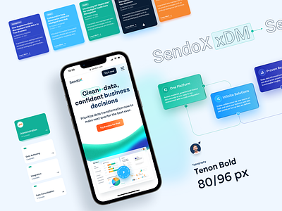 SendoX - Elements branding ui ux web design