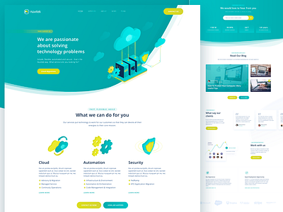 Landing Page for Nuvitek