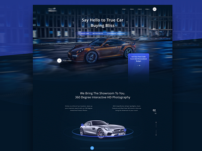 Car Dealer -Home Page Design 360 degree car car dealer car dealership dealer design landing page marketing sale sport car suv typography ui video web web design webdesign website