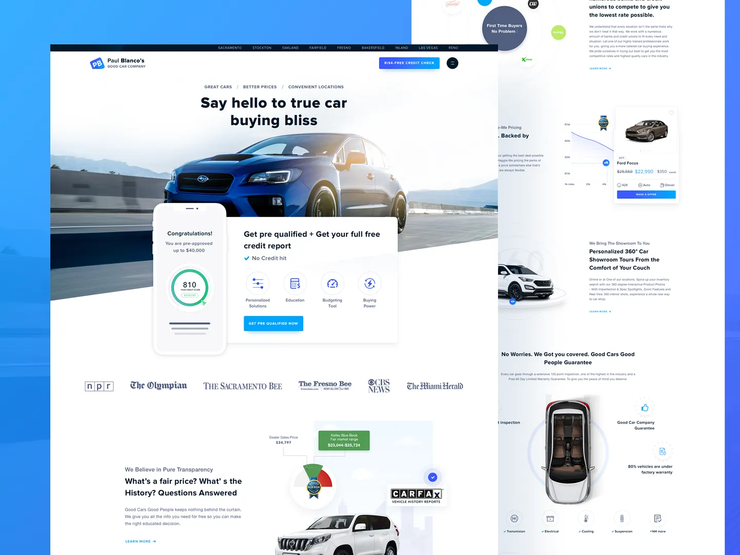 Innovative Car Dealer Website Design for Enhanced User Experience