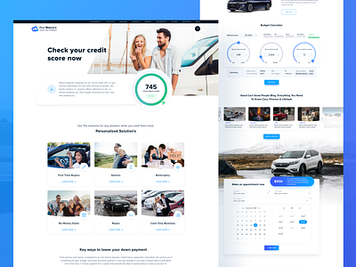 Car Dealer - Credit Loan Page