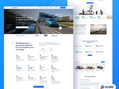 Landing page for an auto platform!