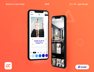 Canvas Creator (UI/UX, App Design) app app design branding design ios minimal mobile sketch ui vector