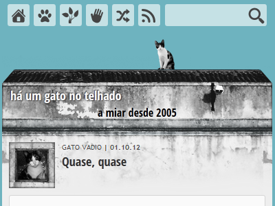 Há um gato no telhado