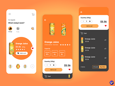 E-Commerce Food App UI, it was created using Figma. app ui design ecommerce app figma graphic design ui uxui