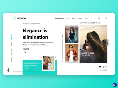 Fashion Website Ui