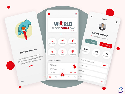 Blood Donate App With #Figma android app design app ui blood app branding code design figma graphic design illustration sketch topdesign ui ui designer userexperience userinterface uxui webdesign website xd