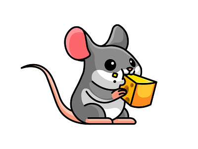 Mouse animal character design graphic design illustration mouse rat