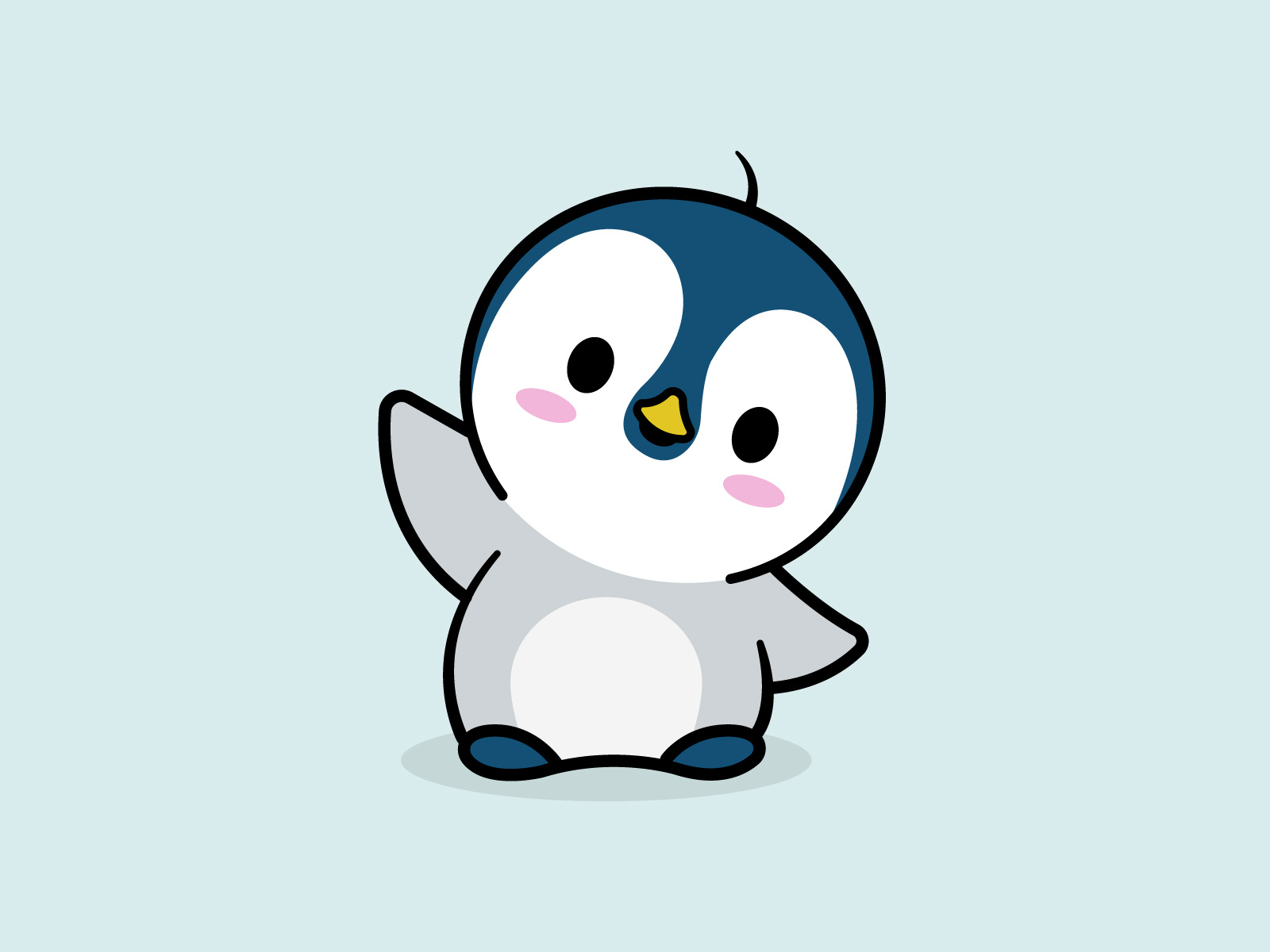 Baby Penguin by Light_Lenser on Dribbble