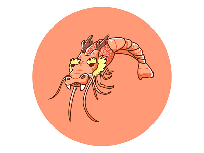 Dragon shrimp character