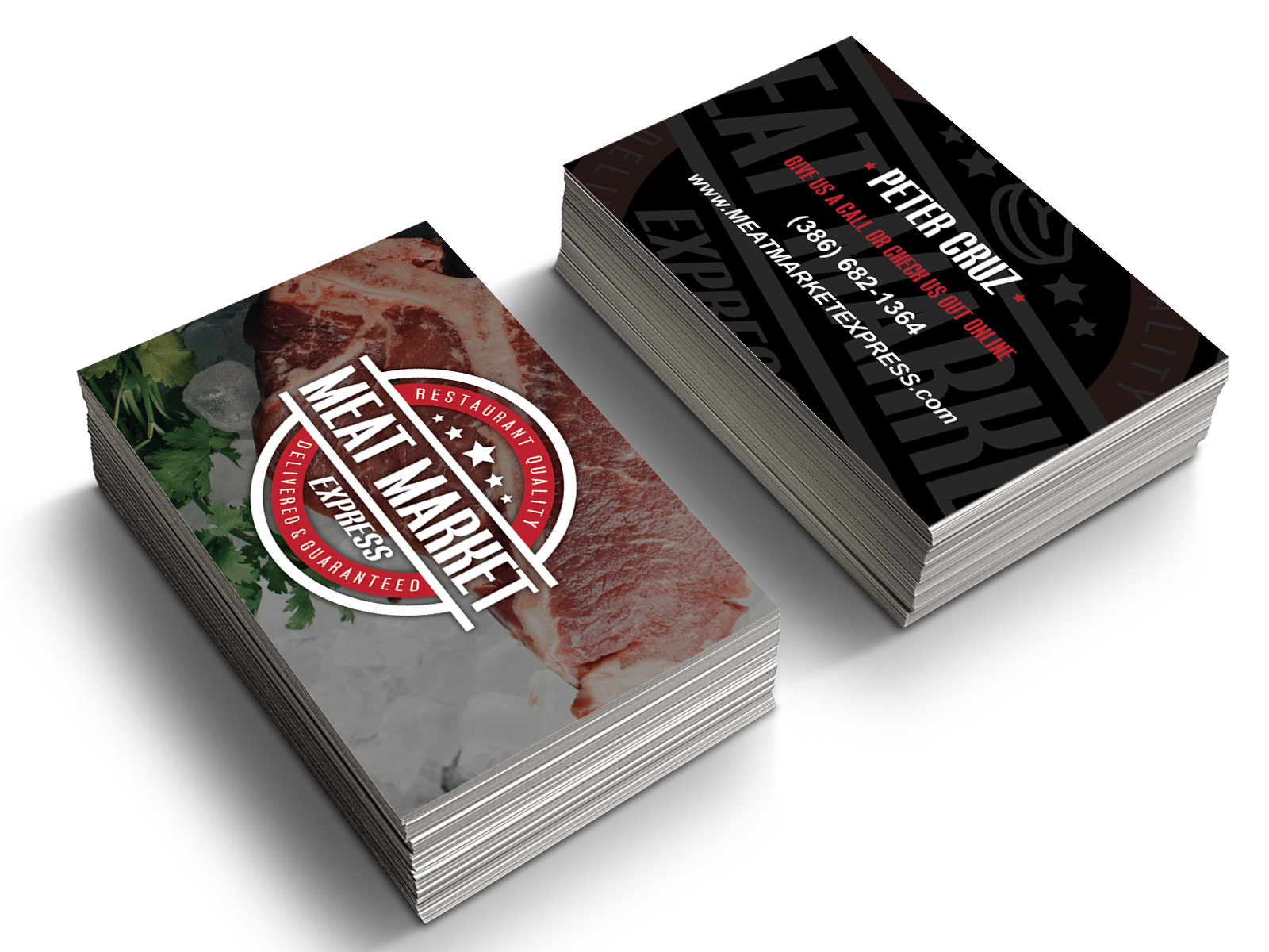 Meat Market Express Logo & Branding Design by Lawrence Freitas on Dribbble