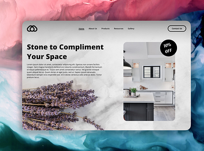 Countertop Co. Landing Page branding clean design desktop figma landing page light modern simple ui ux website design white