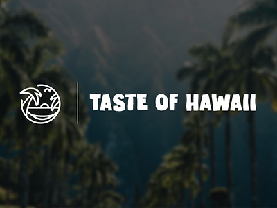 Taste of Hawaii Logo Concept branding clean design figma illustration logo modern vector