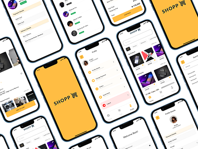 Shopp app design ui ux