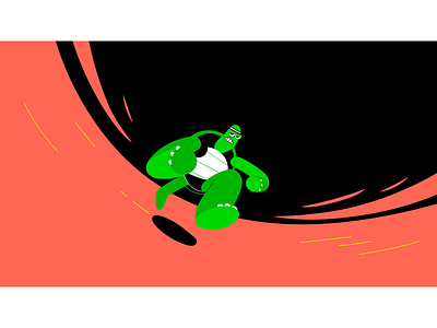 How fast does a turtle run? animation character design fun illustration motion motion design motion graphic motion graphics running turtle