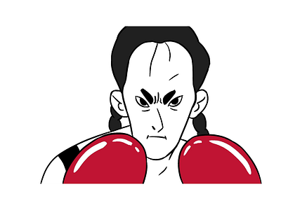 Can't Beat Me animation boxing cel animation character design frame by frame illustration motion design motion graphic motion graphics motiongraphics short film snippet