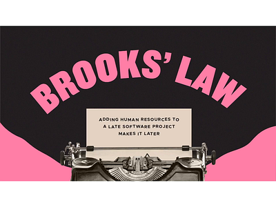 Brooks' Law animation animation studio educational video explainer video illustration motion motion design motion graphic motion graphics motiongraphics snippet