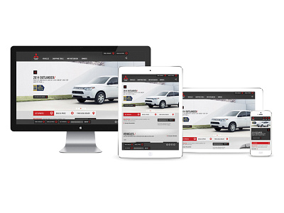 Mitsubishicars.com on all devices design responsive