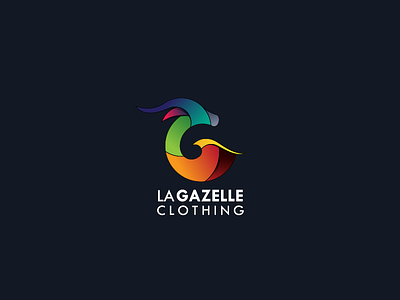 La Gazelle Clothing Logo arabic brand branding clothing design egypt gazelle gift icon logo typeface