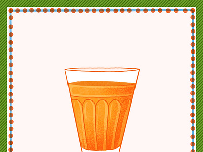 Chai design doodles food illustration indian typography vector