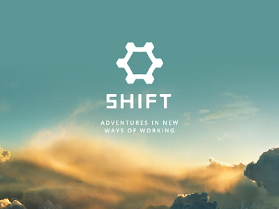 Shift brand geometry logo sky