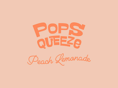 Popsqueeze Peach Lemonade - Logo