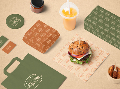 Brugerveg Branding brand identity branding color palette design food lettering logo modern organic typography vector vegan