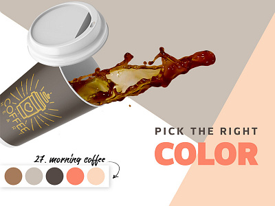Morning Coffee branding coffee color color palette colour free color scheme free palette freebie graphic design palette