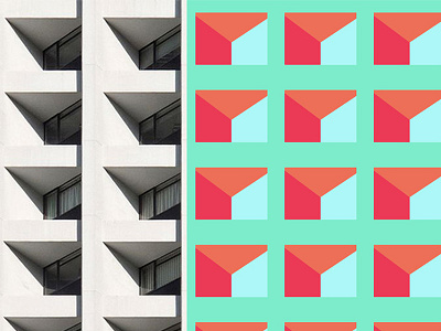 Brutal Geo Patterns background brutal brutalism brutalist building colorful geometric illustration motif pattern seamless urban vector