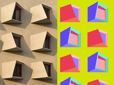 Brutal Geo Patterns architechture brutal brutalism brutalist building design geometric pattern seamless urban vector